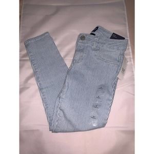 Gap kids Striped Denim Jeans